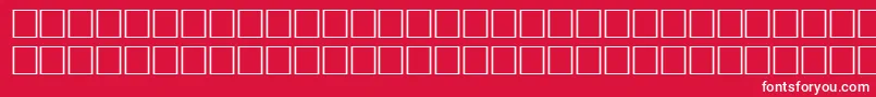 Raleigh Font – White Fonts on Red Background