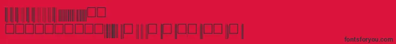 Upcbwrp72xtt Font – Black Fonts on Red Background