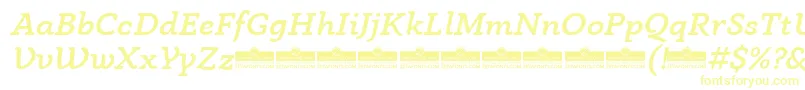 AnaphoraMediumItalicTrial Font – Yellow Fonts