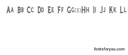 Tinplatetitlingblacknarrow Font