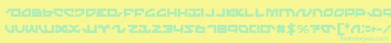 Więcej informacji o czcionce Nightrunnerc Czcionka Nightrunnerc – zielone czcionki na żółtym tle