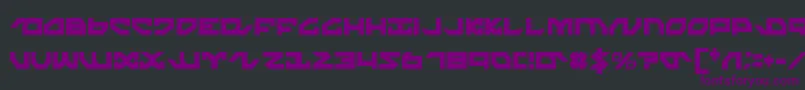 Weitere Informationen zur Nightrunnerc-Schriftart Nightrunnerc-Schriftart – Violette Schriften auf schwarzem Hintergrund
