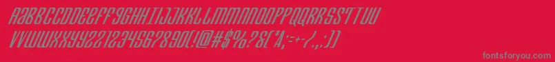 Шрифт Departmenthcondital – серые шрифты на красном фоне