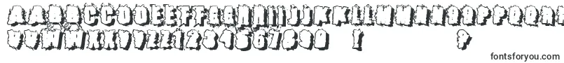 Шрифт Catch22 ffy – трафаретные шрифты