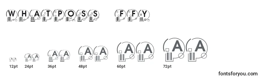 Whatposs ffy Font Sizes