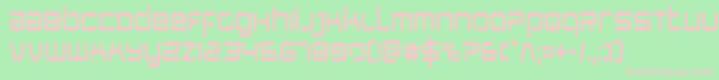 Stareaglecond Font – Pink Fonts on Green Background