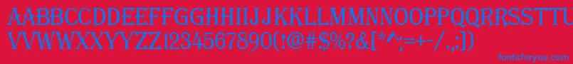 More about AAlgeriusnr Font AAlgeriusnr Font – Blue Fonts on Red Background
