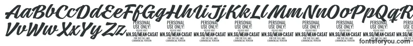MeancasatmedPersonalUse Font – Fonts for Adobe Acrobat
