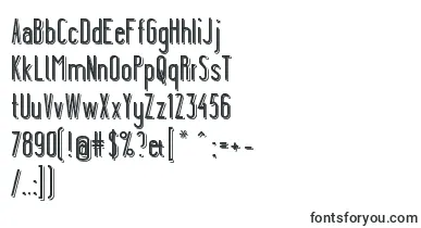 YgraineShadow font