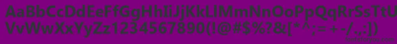 Czcionka GadugiРџРѕР»СѓР¶РёСЂРЅС‹Р№ – czarne czcionki na fioletowym tle