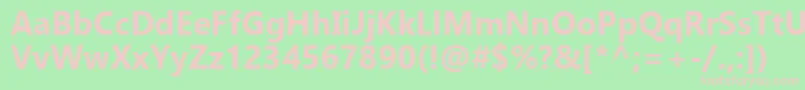 GadugiРџРѕР»СѓР¶РёСЂРЅС‹Р№ Font – Pink Fonts on Green Background