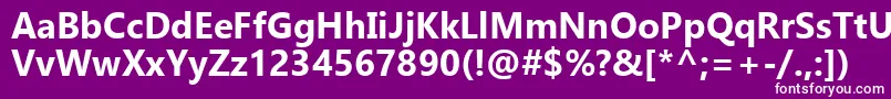 GadugiРџРѕР»СѓР¶РёСЂРЅС‹Р№ Font – White Fonts on Purple Background