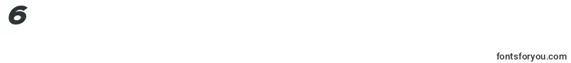 Sinkinsans900xblackitalic-Schriftart – Schriften für die Ziffer 6