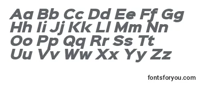 Sinkinsans900xblackitalic-fontti