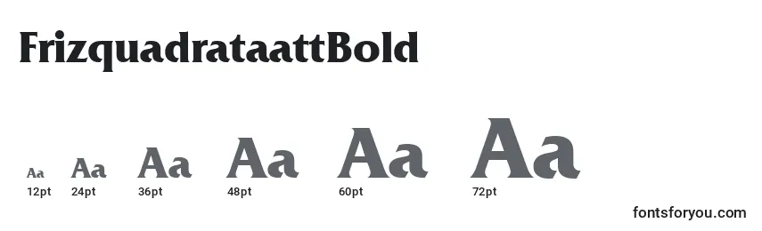 FrizquadrataattBold Font Sizes