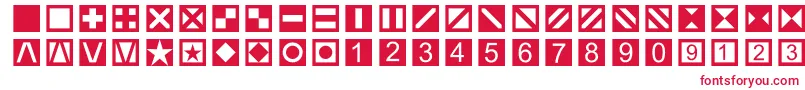 Fonte Linotypetapestryquadrate – fontes vermelhas