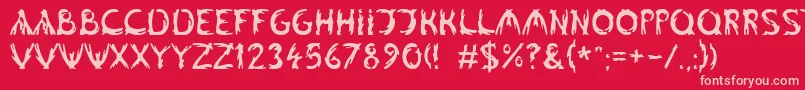 Saiba mais sobre a fonte Linotypealgologfont Fonte Linotypealgologfont – fontes rosa em um fundo vermelho