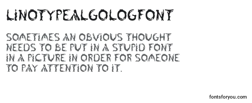 Linotypealgologfont-fontti