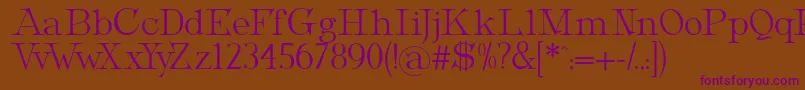 Подробнее о шрифте MetropolianDisplay Шрифт MetropolianDisplay – фиолетовые шрифты на коричневом фоне