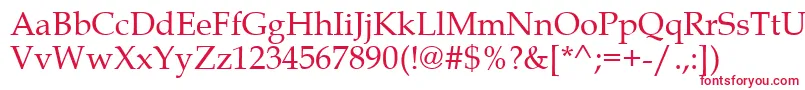 BookAntiqua Font – Red Fonts