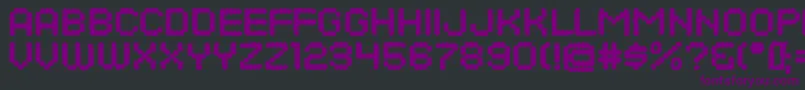 DotsAllForNowDirtyJl Font – Purple Fonts on Black Background