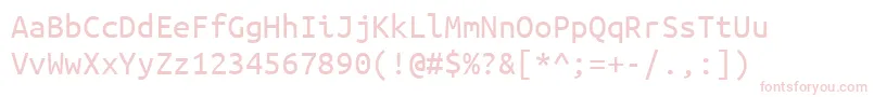 UbuntumonoRegular Font – Pink Fonts