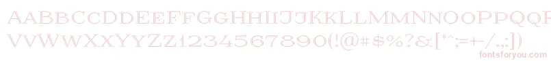 Prida36 Font – Pink Fonts on White Background