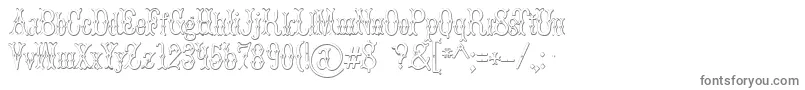 BrucedoublepicaBeveled Font – Gray Fonts