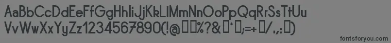 Шрифт Sornb – чёрные шрифты на сером фоне