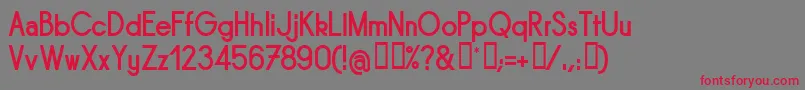 Sornb Font – Red Fonts on Gray Background