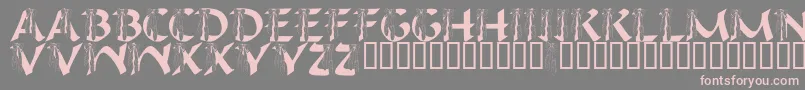 LmsIHopeYouDance Font – Pink Fonts on Gray Background