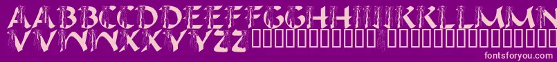 fuente LmsIHopeYouDance – Fuentes Rosadas Sobre Fondo Morado