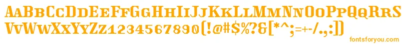 Traktoretka Font – Orange Fonts