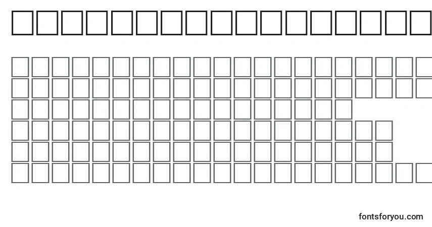 Chartreuseparsonssh-fontti – aakkoset, numerot, erikoismerkit