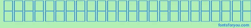 フォントChartreuseparsonssh – 青い文字は緑の背景です。