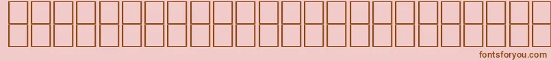 フォントChartreuseparsonssh – ピンクの背景に茶色のフォント