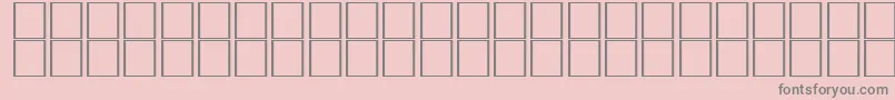 Chartreuseparsonssh-Schriftart – Graue Schriften auf rosa Hintergrund