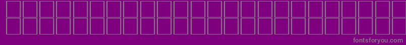 Chartreuseparsonssh Font – Gray Fonts on Purple Background