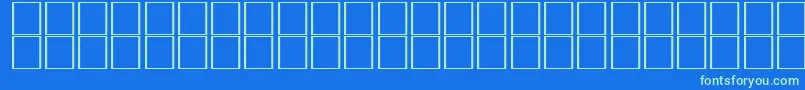Chartreuseparsonssh Font – Green Fonts on Blue Background