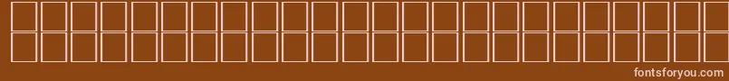 Chartreuseparsonssh Font – Pink Fonts on Brown Background