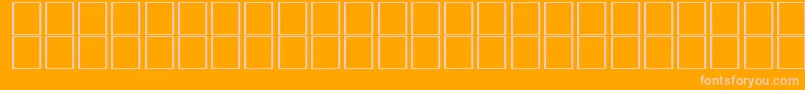 Chartreuseparsonssh-Schriftart – Rosa Schriften auf orangefarbenem Hintergrund
