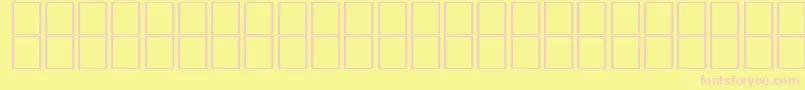 Chartreuseparsonssh Font – Pink Fonts on Yellow Background