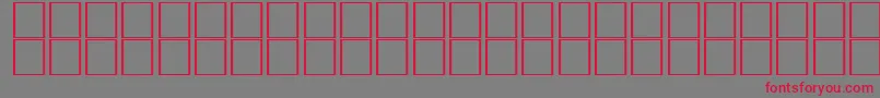 Chartreuseparsonssh Font – Red Fonts on Gray Background