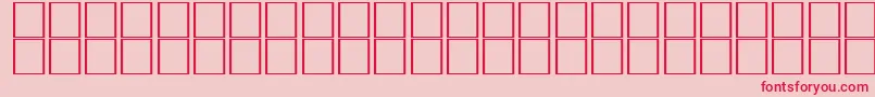 フォントChartreuseparsonssh – ピンクの背景に赤い文字