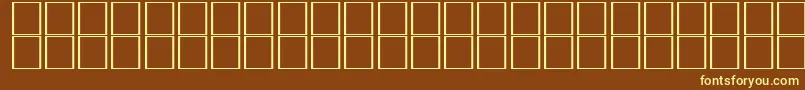 Chartreuseparsonssh Font – Yellow Fonts on Brown Background