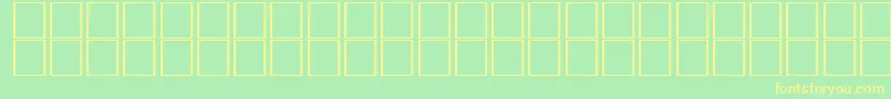Chartreuseparsonssh Font – Yellow Fonts on Green Background