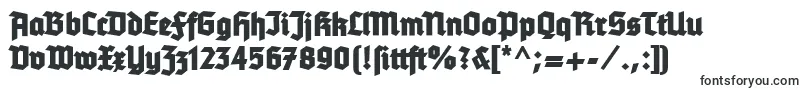 Шрифт Tannenberg – шрифты, начинающиеся на T