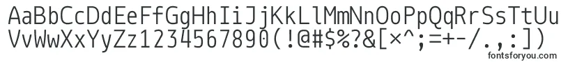 Шрифт MonoidA0A1A3AlAdAa – шрифты, начинающиеся на M