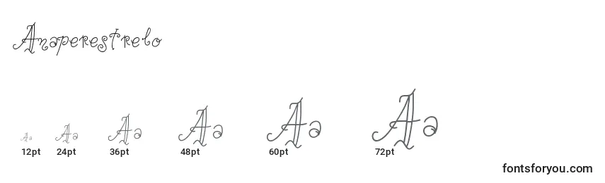 Anaperestrelo Font Sizes