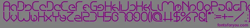 EmmiliaBold Font – Purple Fonts on Gray Background
